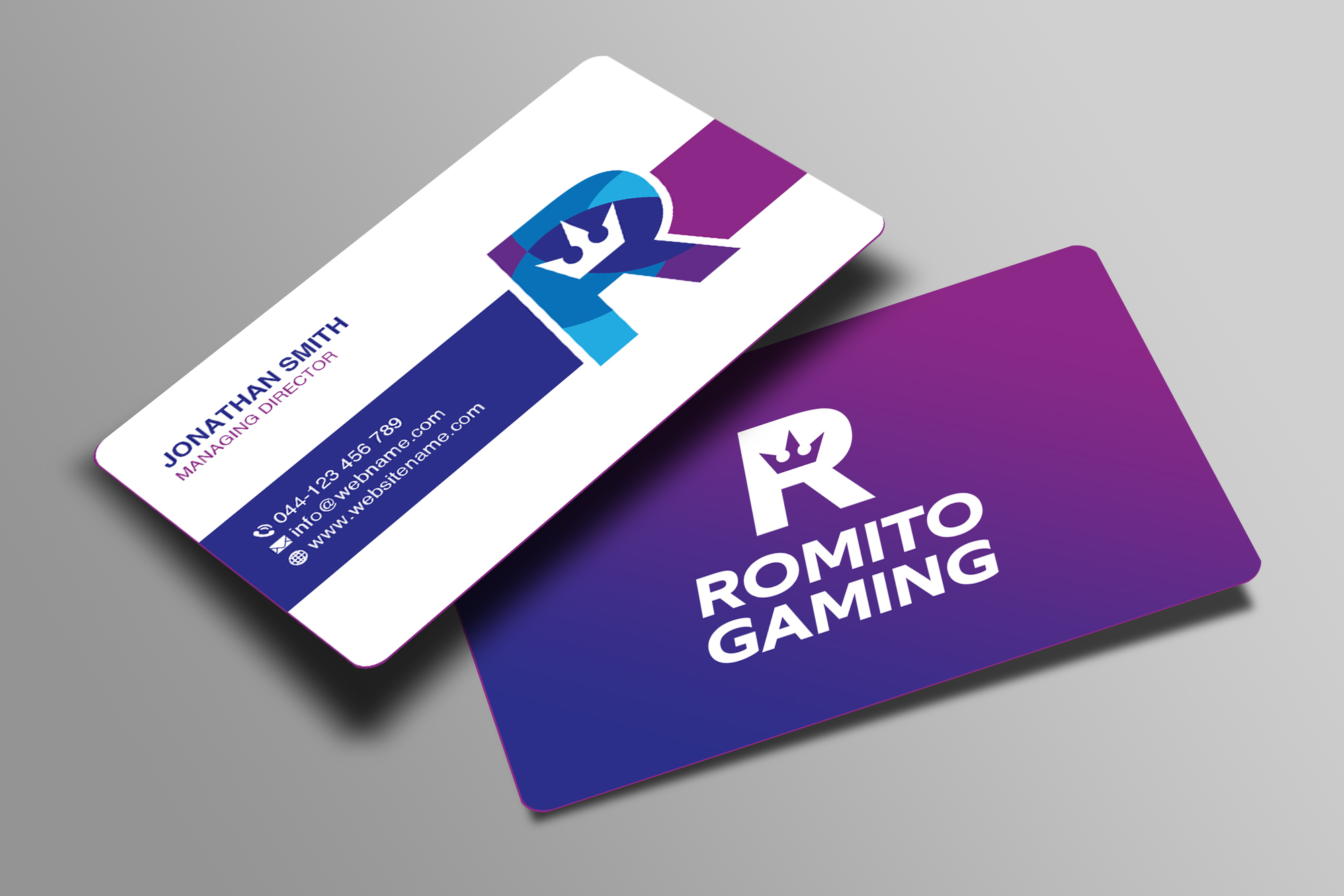 Business Card Design by Creations Box 2015 for Romito Gaming, LLC | Design #31095232