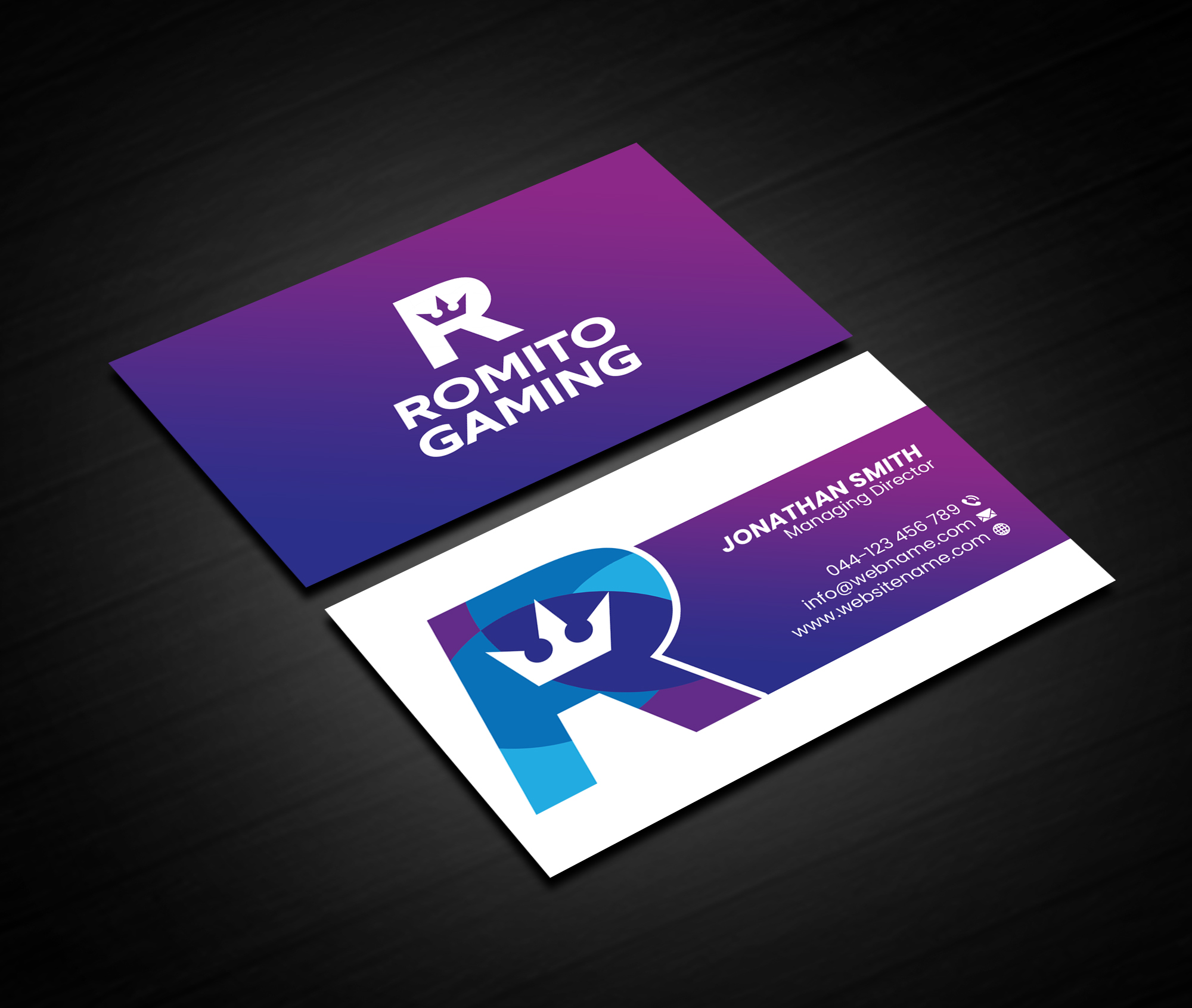 Business Card Design by Creations Box 2015 for Romito Gaming, LLC | Design #31095233