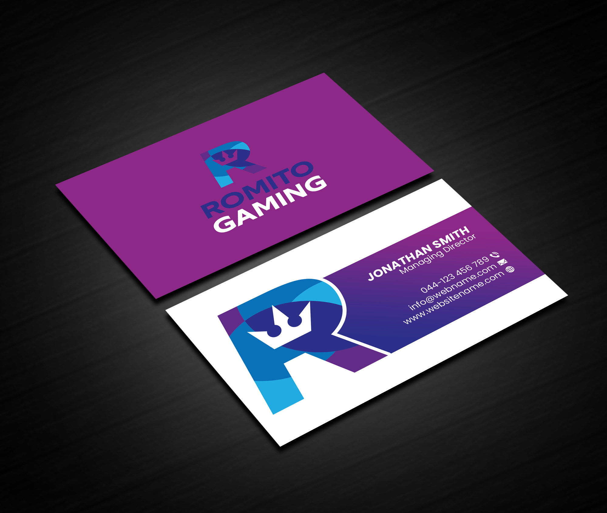 Business Card Design by Creations Box 2015 for Romito Gaming, LLC | Design #31095234