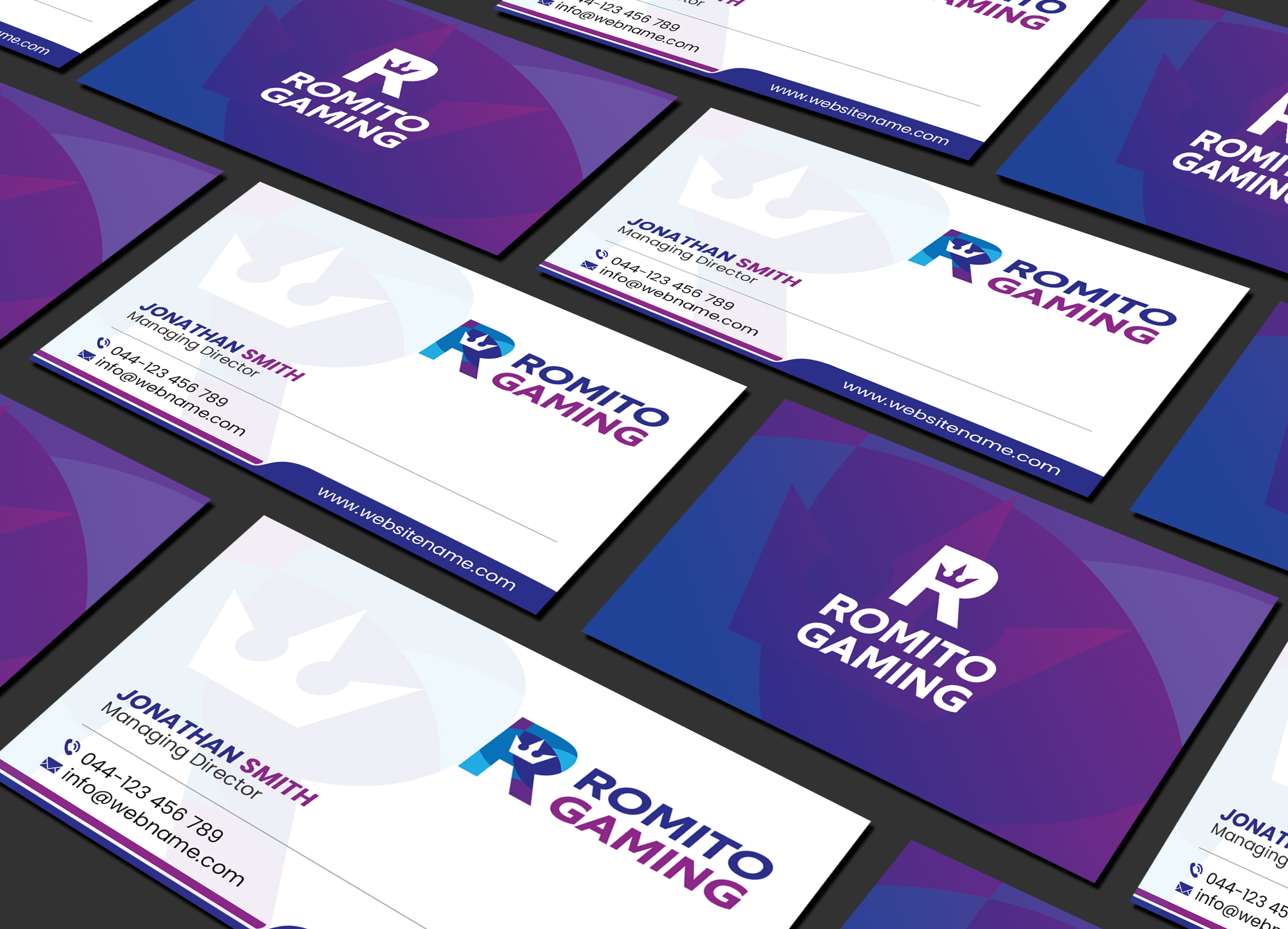 Business Card Design by Creations Box 2015 for Romito Gaming, LLC | Design #31095236