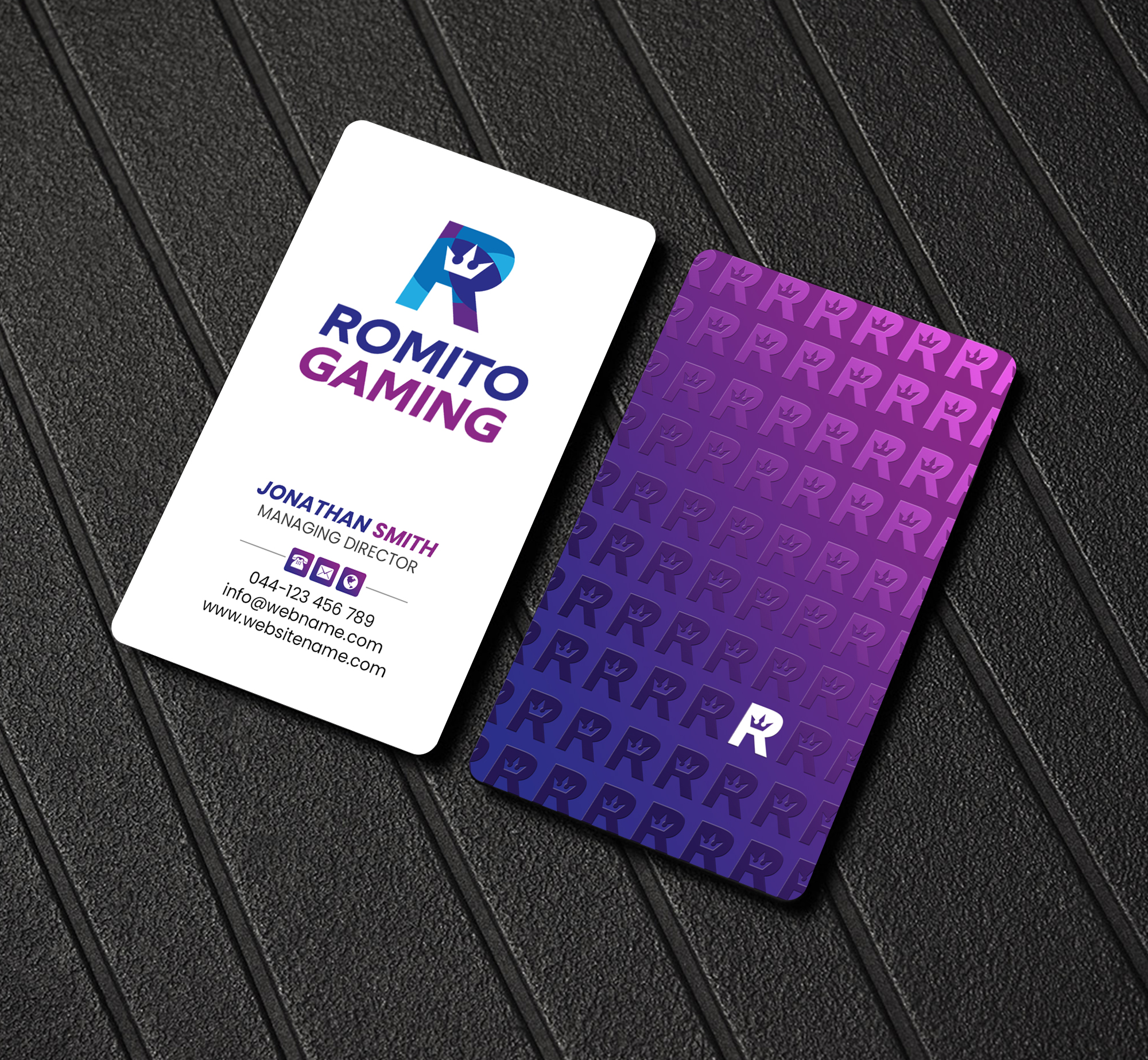 Business Card Design by Creations Box 2015 for Romito Gaming, LLC | Design #31095238