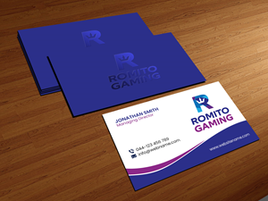 Business Card Design by Creations Box 2015 for Romito Gaming, LLC | Design: #31095244