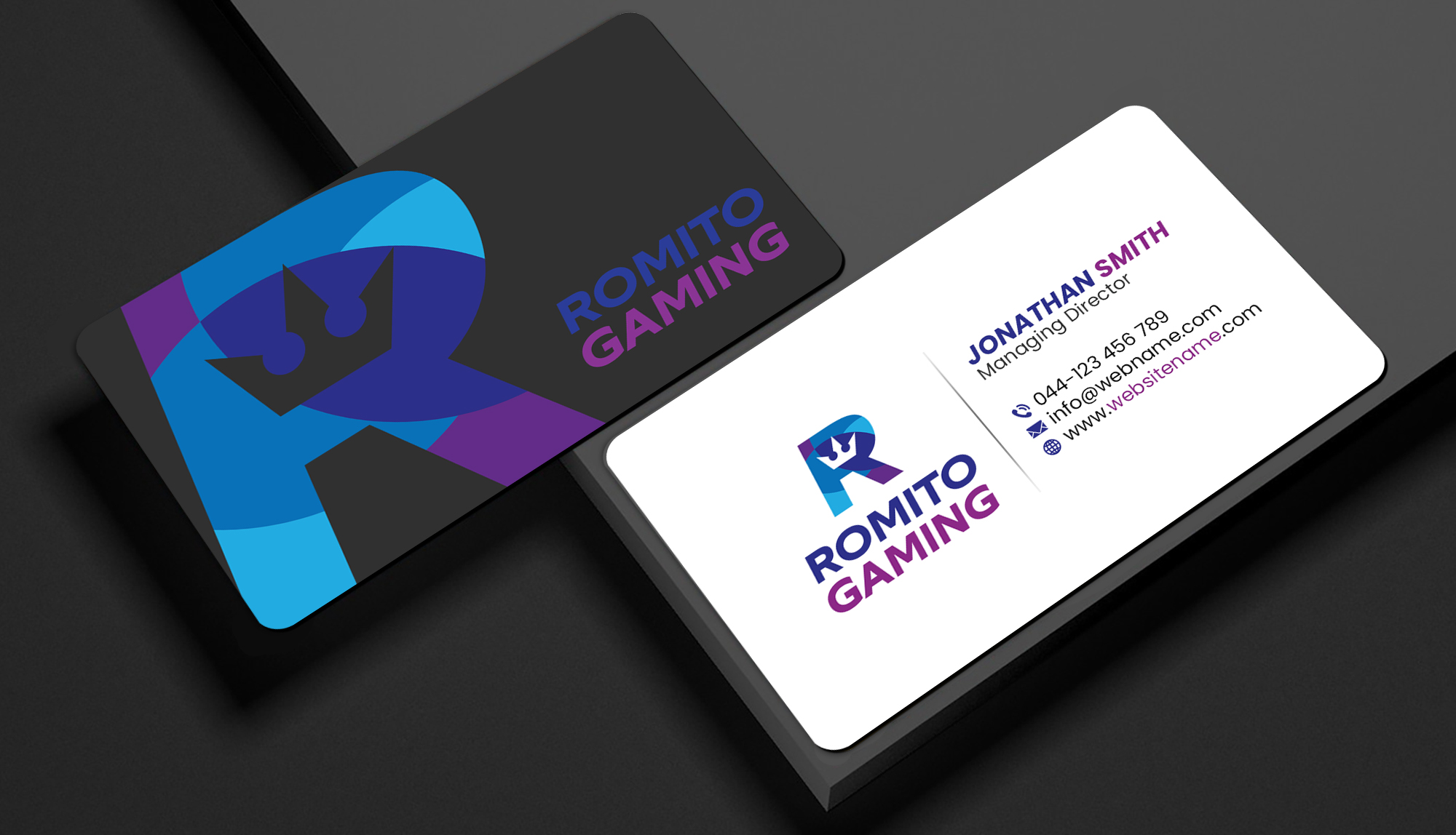 Business Card Design by Creations Box 2015 for Romito Gaming, LLC | Design #31095245