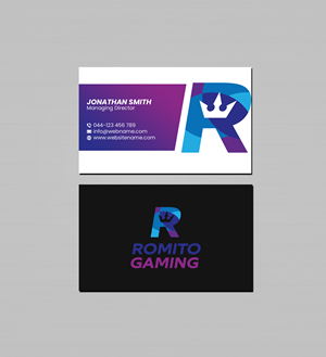 Business Card Design by Creations Box 2015 for Romito Gaming, LLC | Design: #31095248