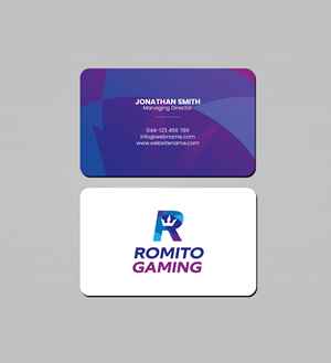 Business Card Design by Creations Box 2015 for Romito Gaming, LLC | Design: #31095249