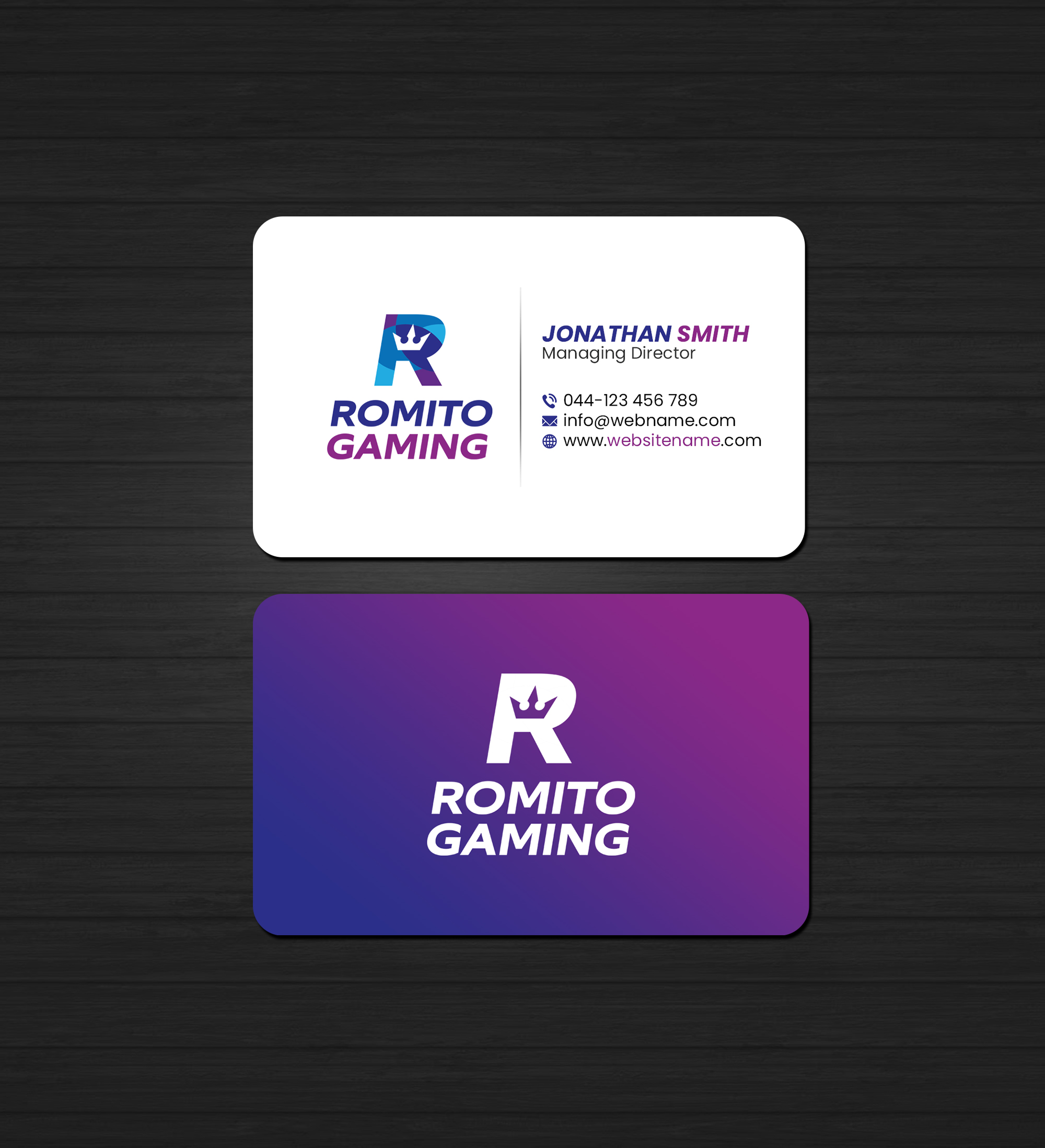 Business Card Design by Creations Box 2015 for Romito Gaming, LLC | Design #31095250