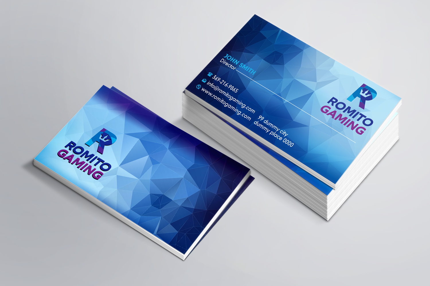 Business Card Design by Magic of Art for Romito Gaming, LLC | Design #31095731