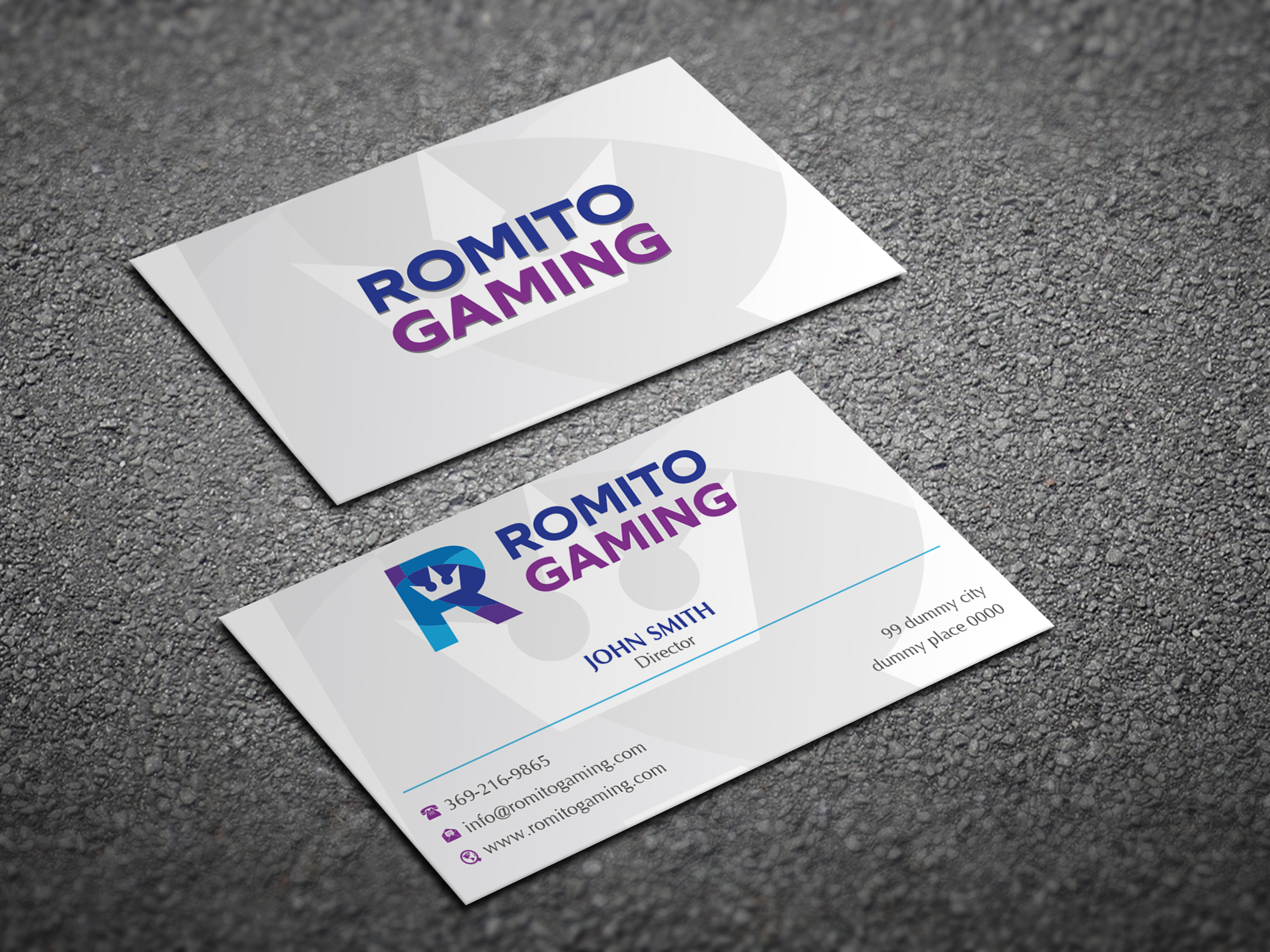 Diseño de Tarjeta de Presentación por Magic of Art para Romito Gaming, LLC | Diseño #31095733