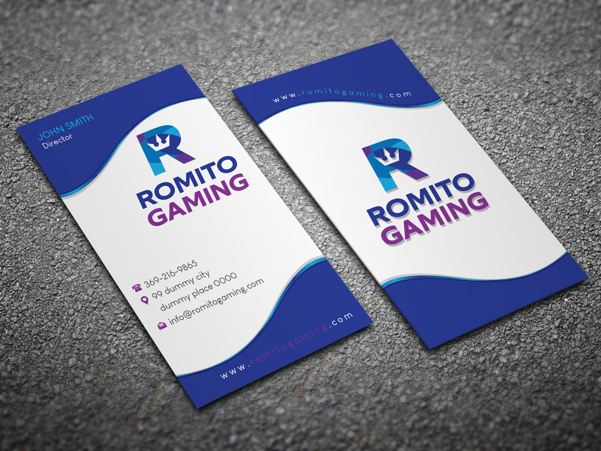Business Card Design by Magic of Art for Romito Gaming, LLC | Design #31097243