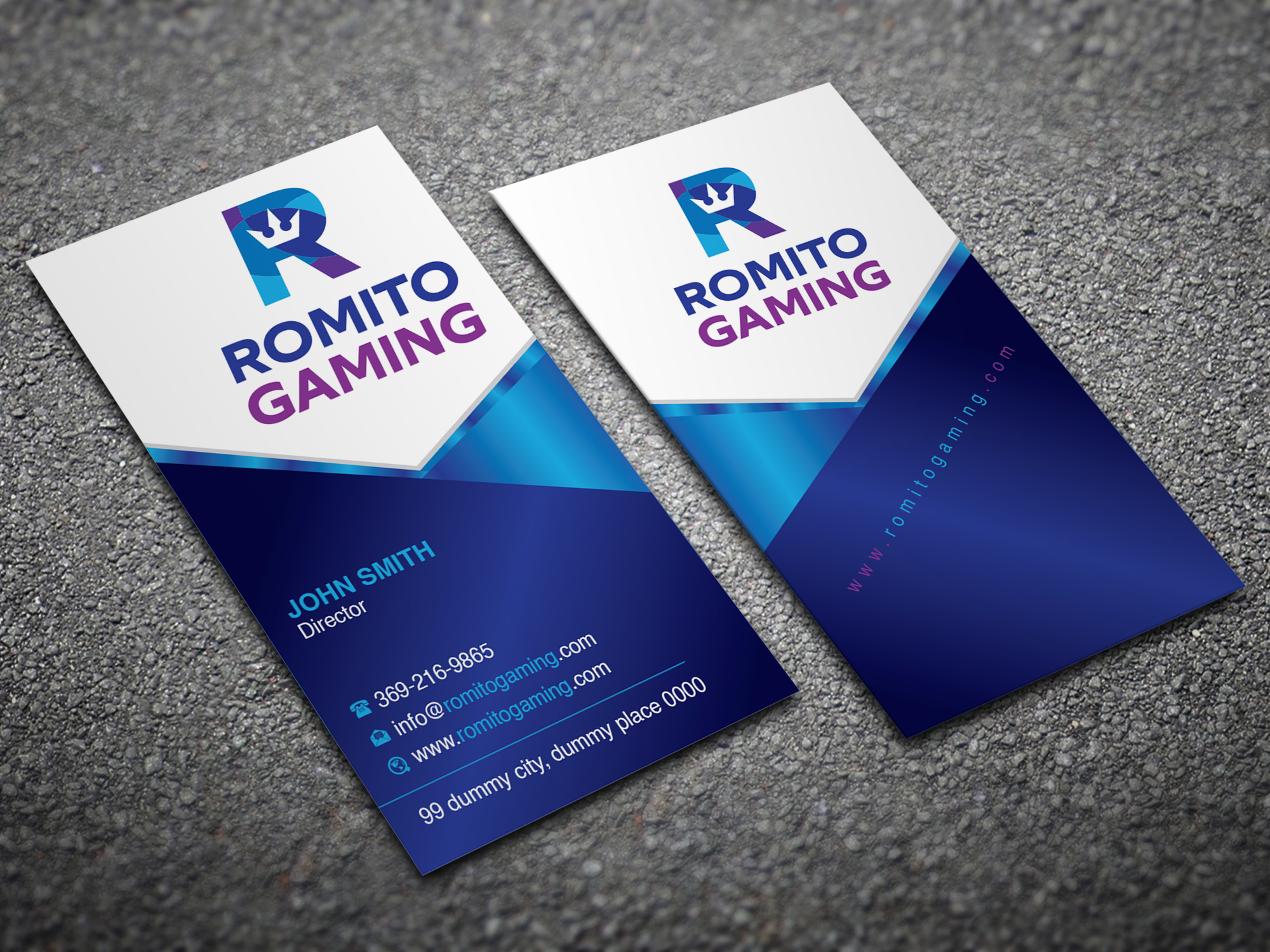 Business Card Design by Magic of Art for Romito Gaming, LLC | Design #31097244
