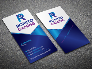 Business Card Design by Magic of Art for Romito Gaming, LLC | Design: #31097244