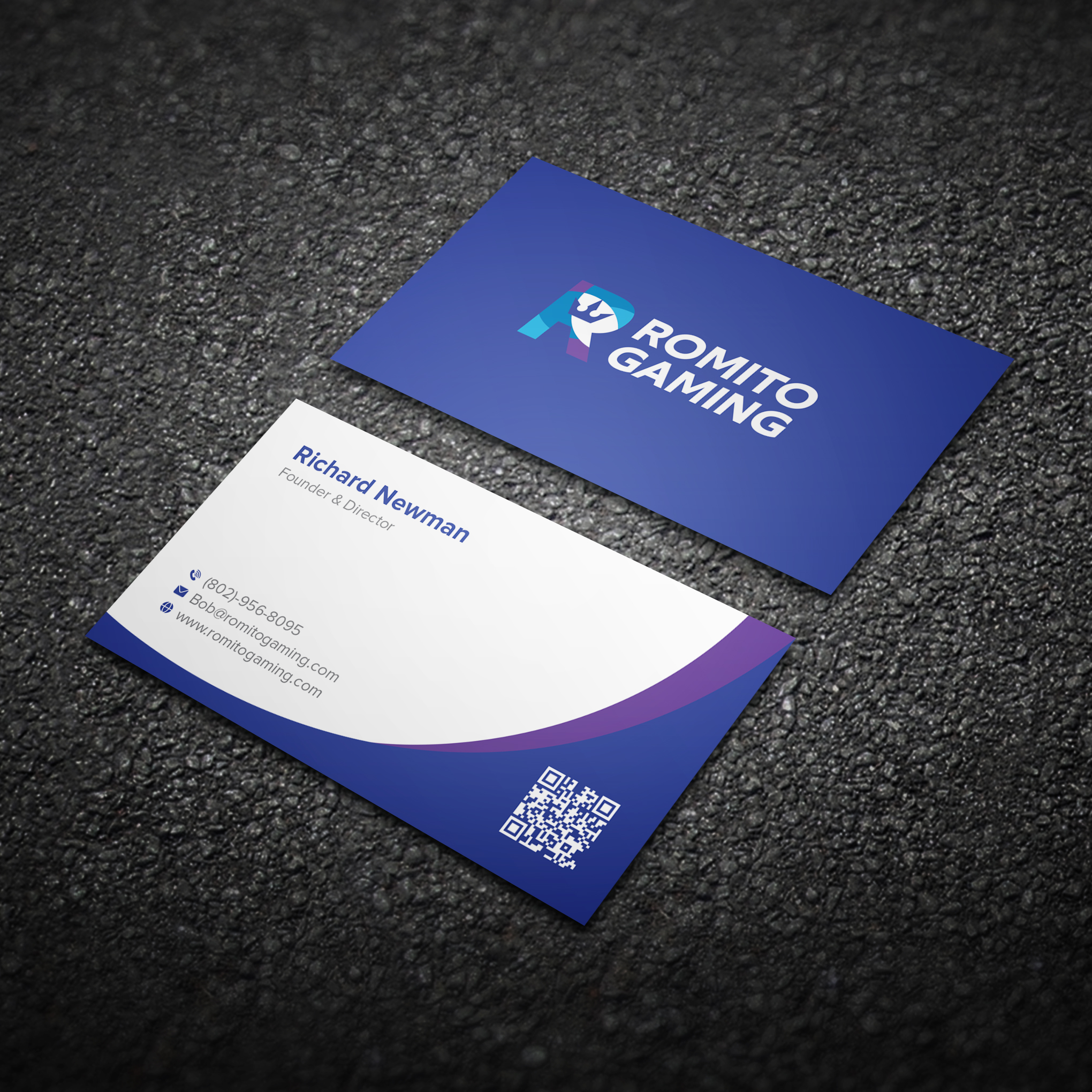 Business Card Design by Bikash Das for Romito Gaming, LLC | Design #31096887