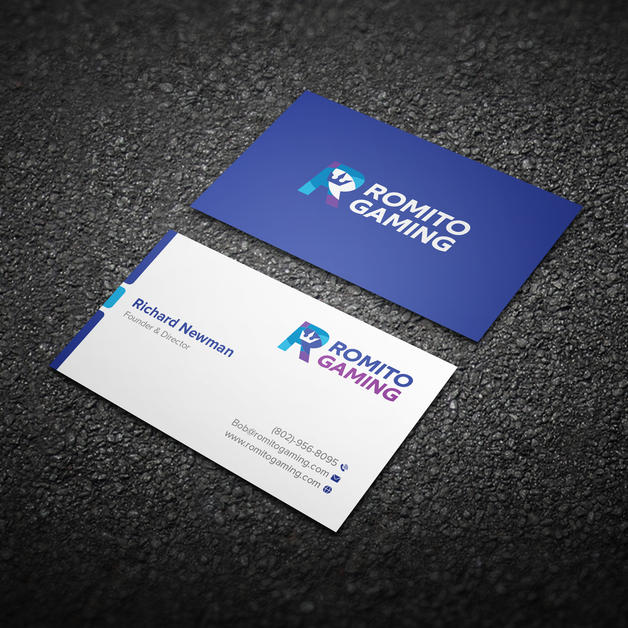 Business Card Design by Bikash Das for Romito Gaming, LLC | Design #31097368