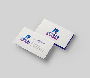 Business Card Design by DesignShout for Romito Gaming, LLC | Design: #31095059