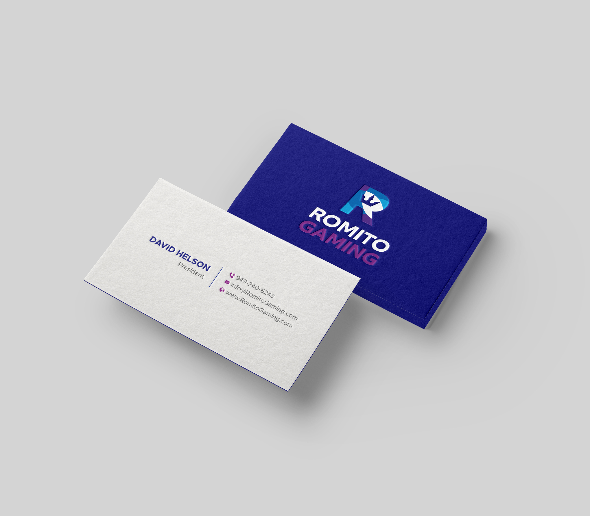 Diseño de Tarjeta de Presentación por DesignShout para Romito Gaming, LLC | Diseño #31095083