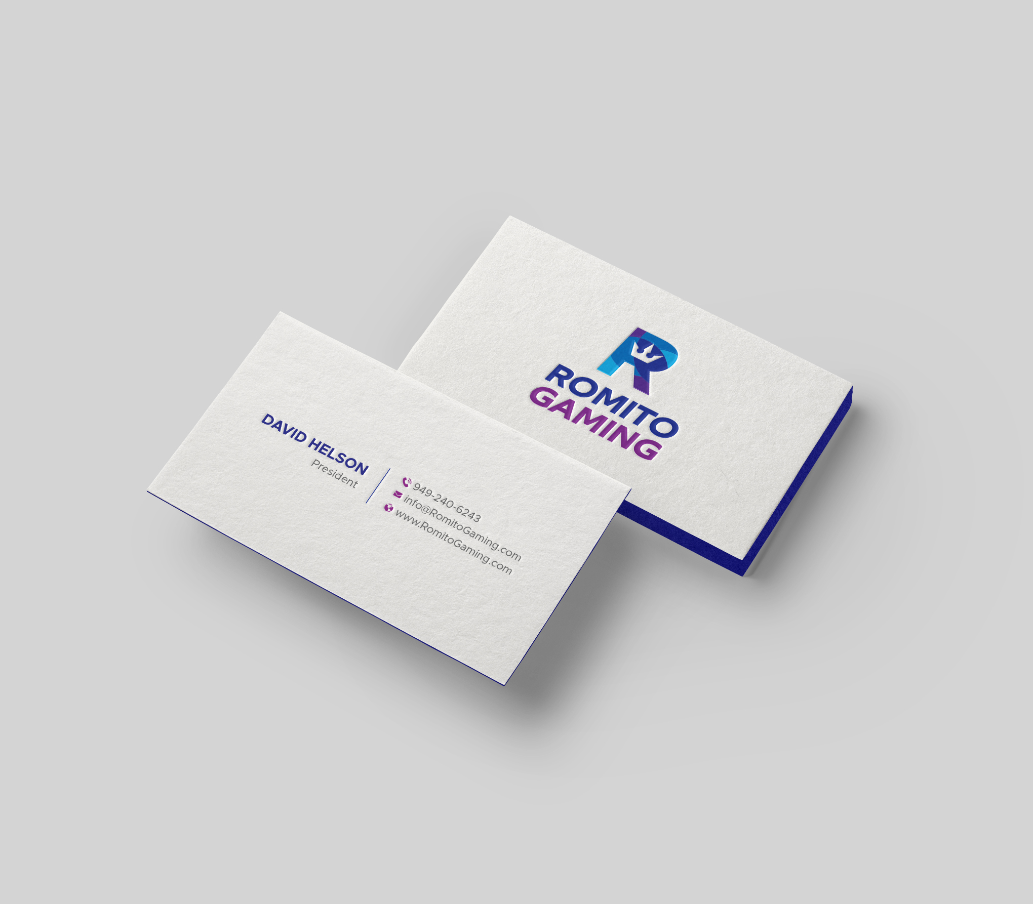 Business Card Design by DesignShout for Romito Gaming, LLC | Design #31095084