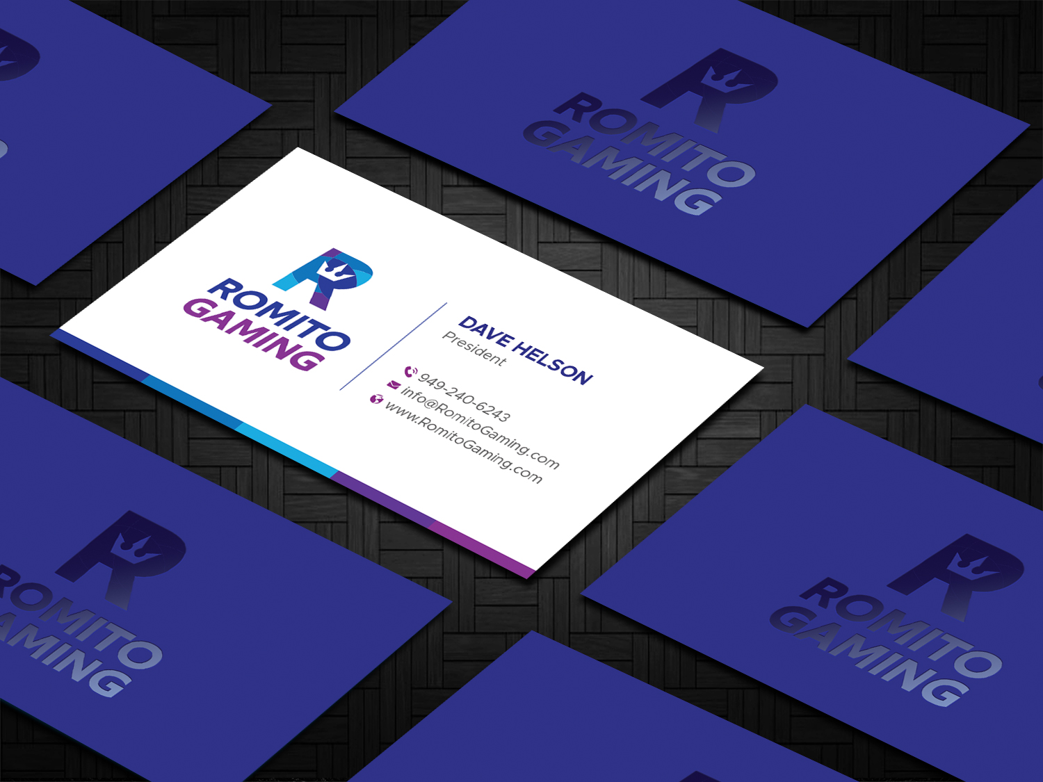 Business Card Design by DesignShout for Romito Gaming, LLC | Design #31095134