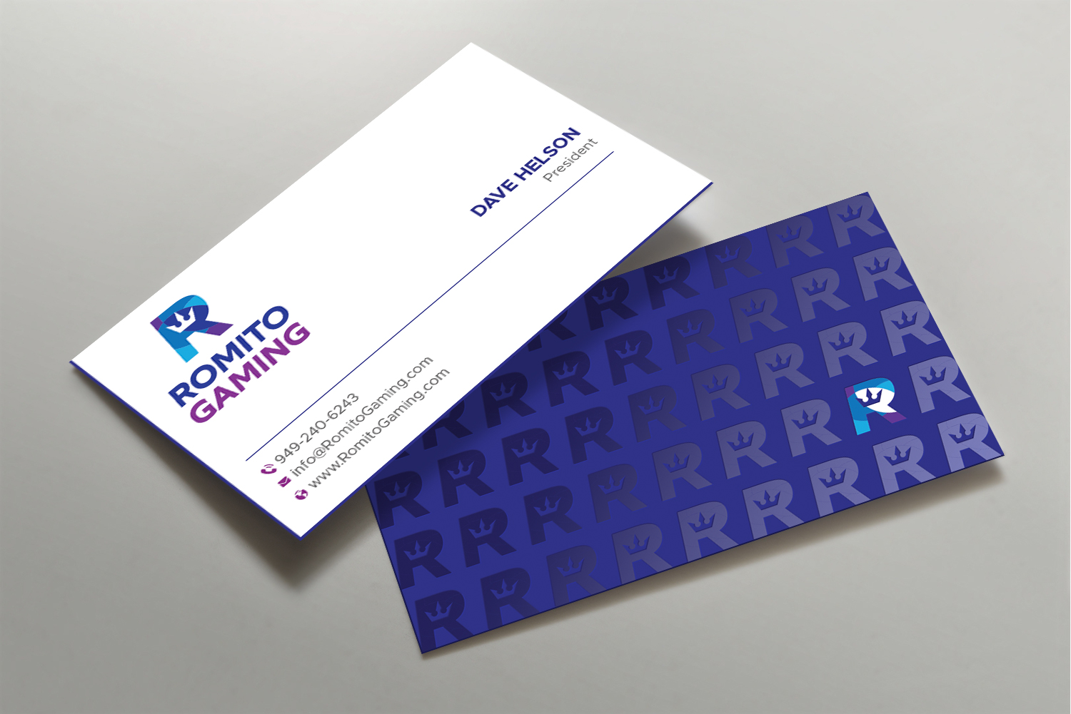 Business Card Design by DesignShout for Romito Gaming, LLC | Design #31095179
