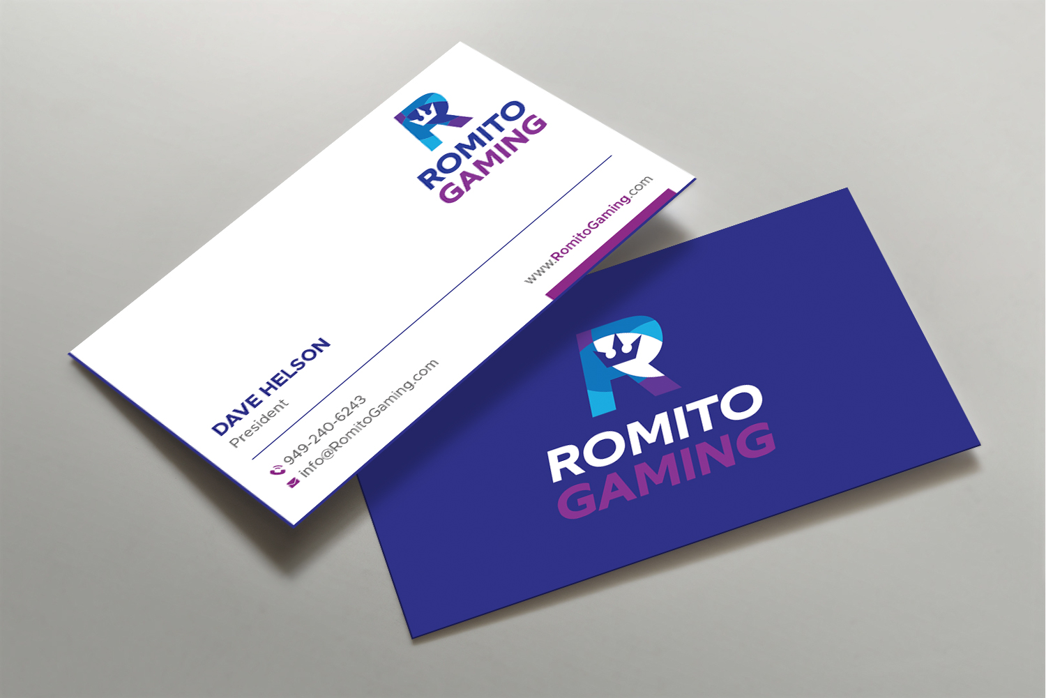 Business Card Design by DesignShout for Romito Gaming, LLC | Design #31095204