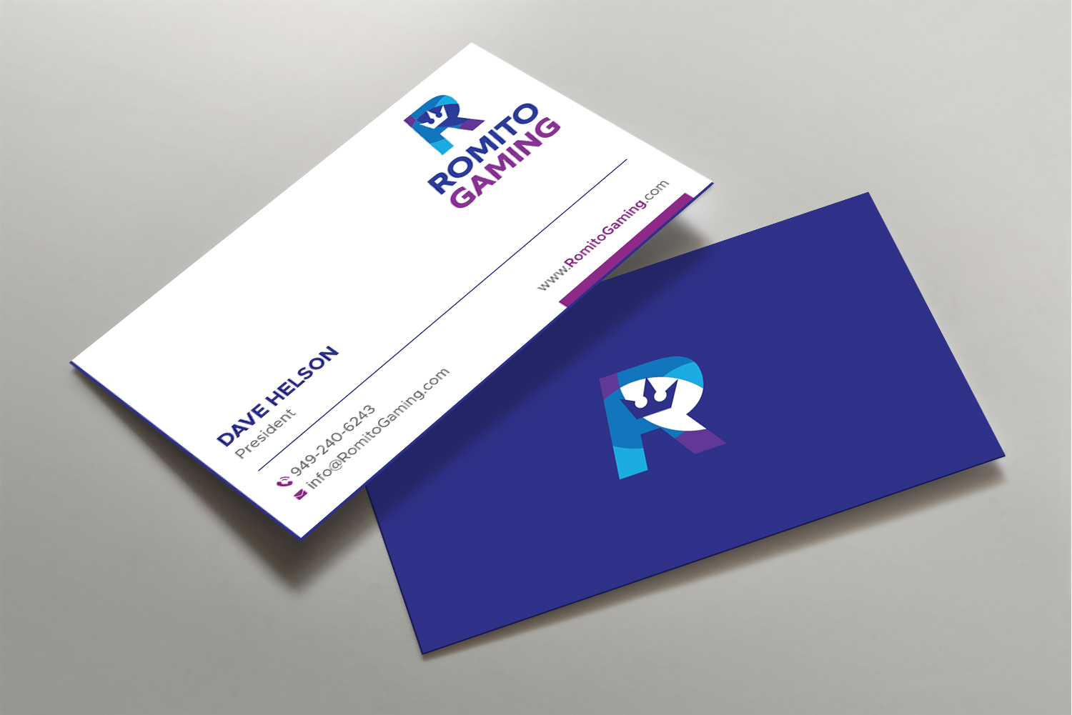 Business Card Design by DesignShout for Romito Gaming, LLC | Design #31095205