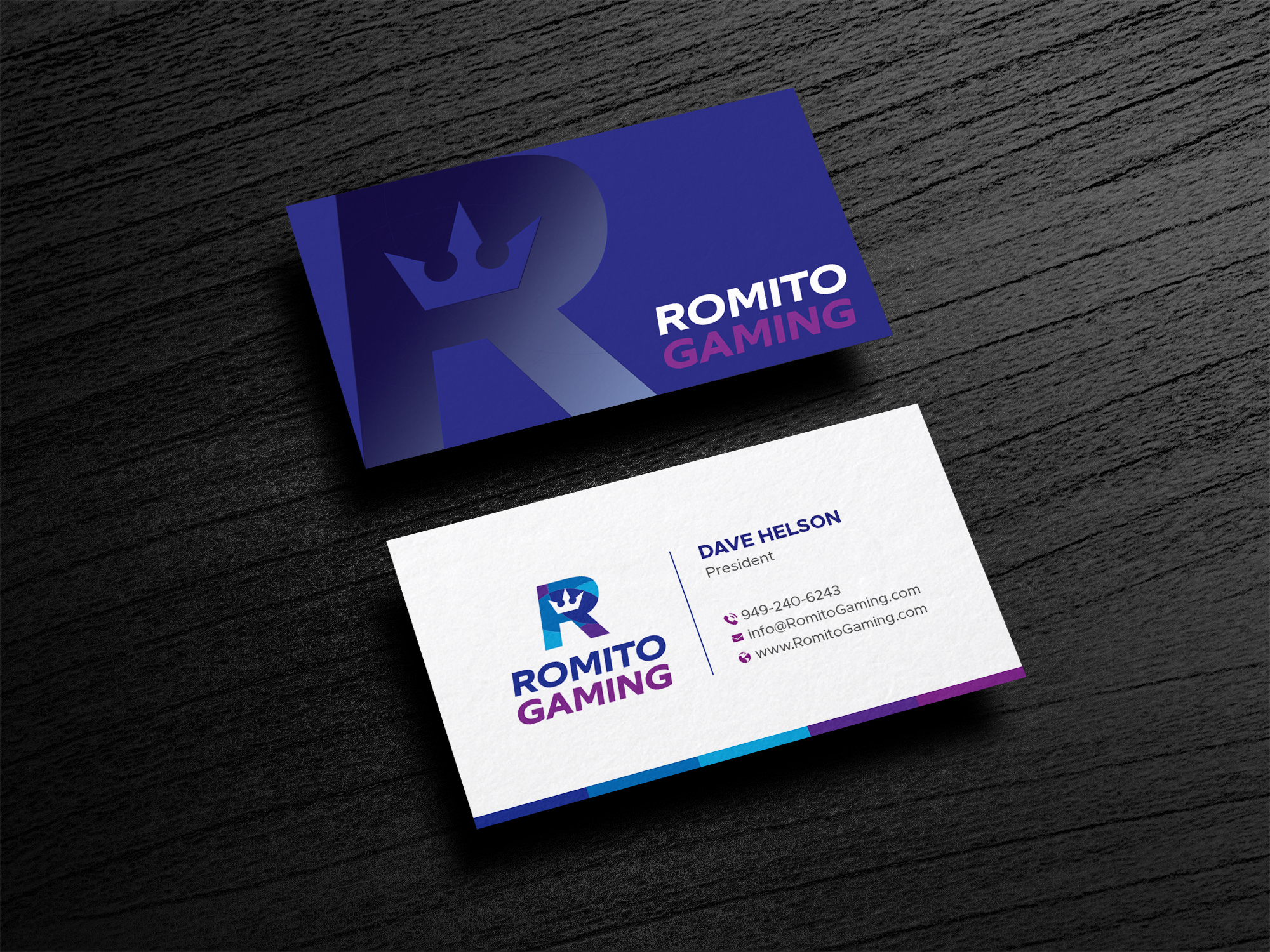 Business Card Design by DesignShout for Romito Gaming, LLC | Design #31095229