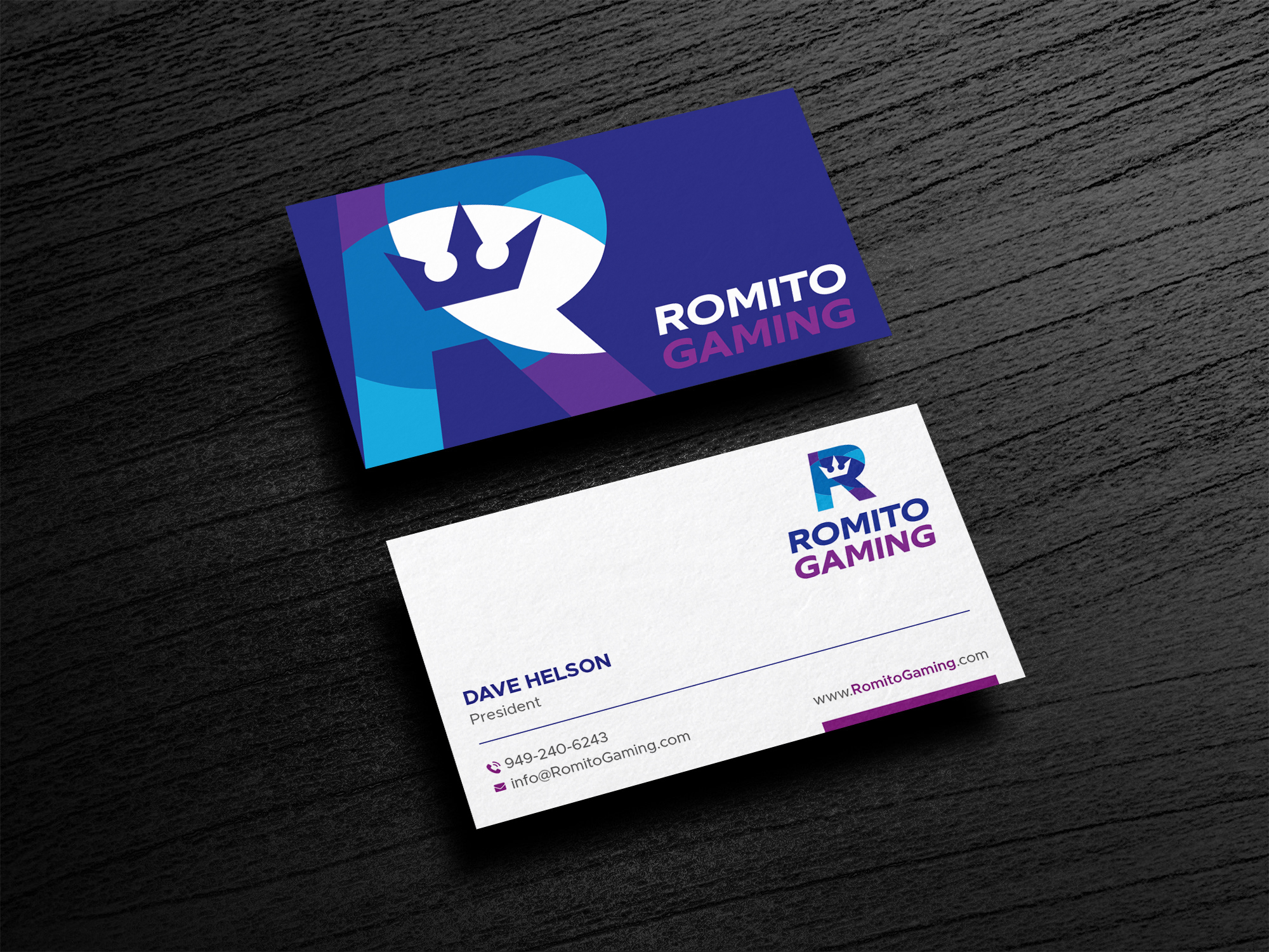 Business Card Design by DesignShout for Romito Gaming, LLC | Design #31095253