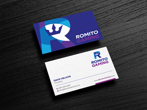 Business Card Design by DesignShout for Romito Gaming, LLC | Design: #31095253