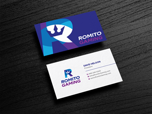 Business Card Design by DesignShout for Romito Gaming, LLC | Design: #31095254