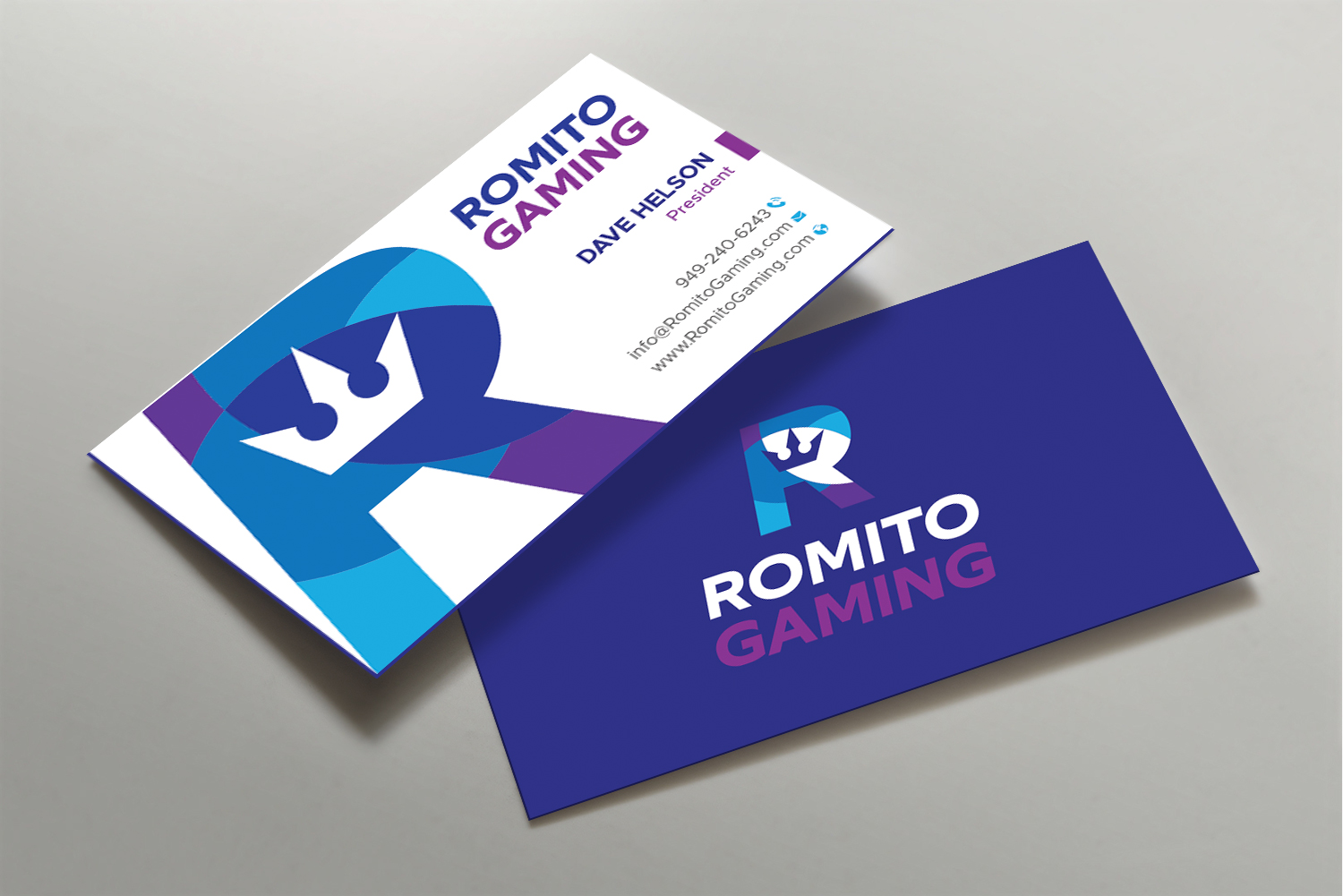 Business Card Design by DesignShout for Romito Gaming, LLC | Design #31095307