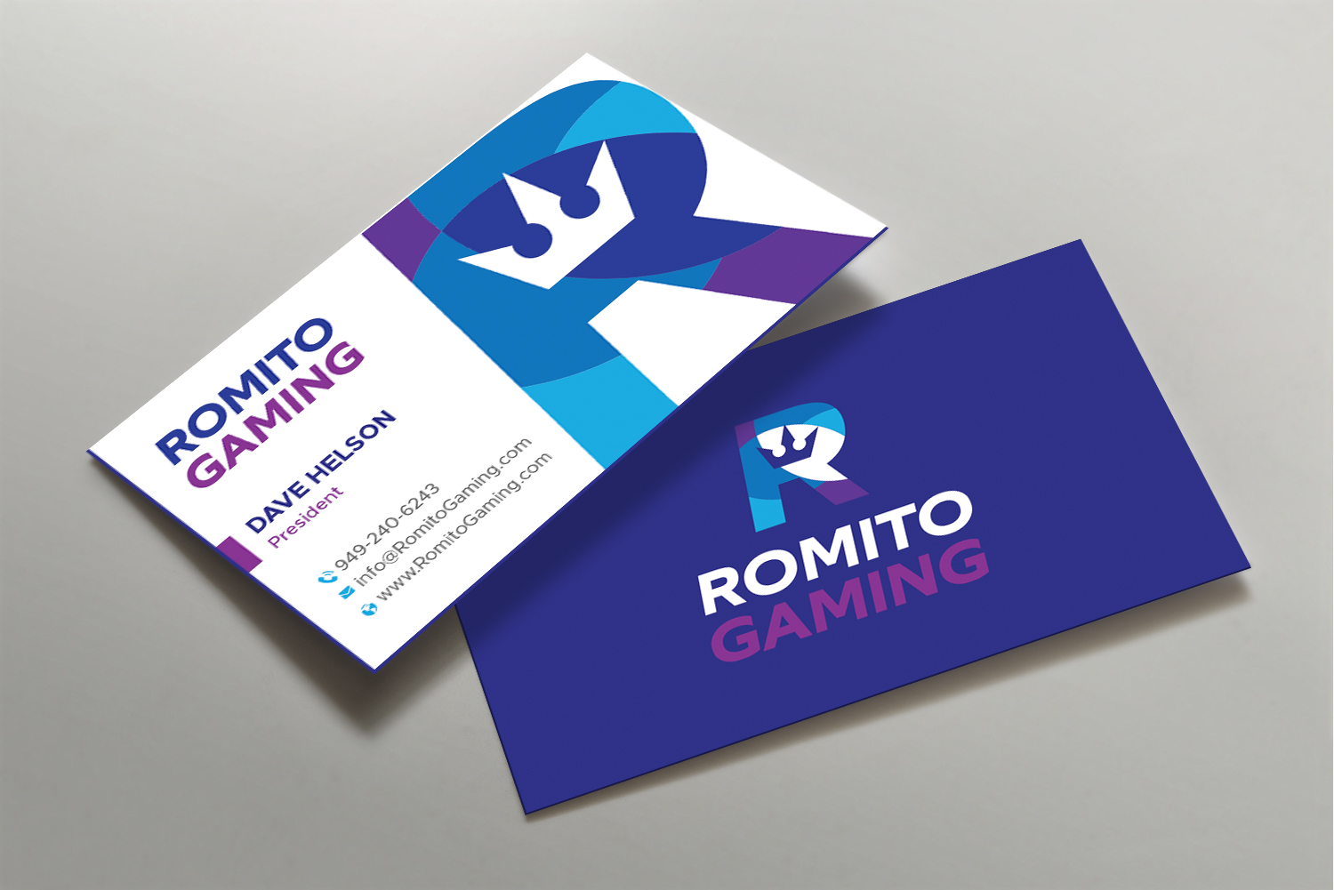 Business Card Design by DesignShout for Romito Gaming, LLC | Design #31095328