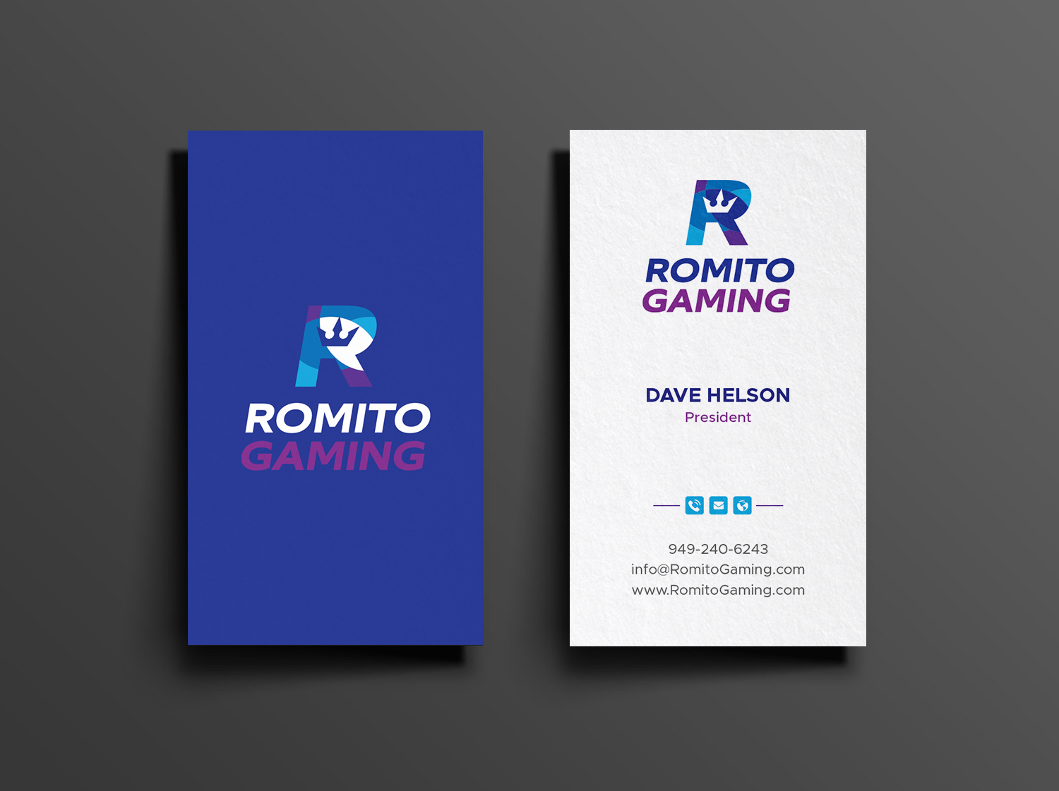 Business Card Design by DesignShout for Romito Gaming, LLC | Design #31111953