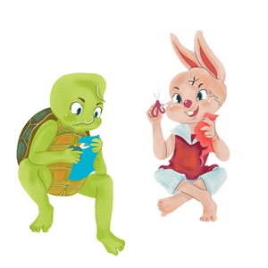 Character Design by arneilynae for Tortoise and Hare | Design: #31172855
