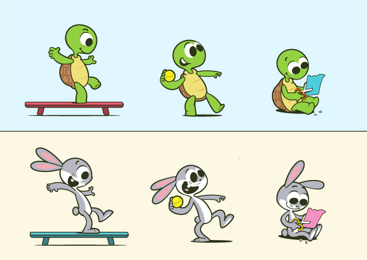 Design de Figurine par Suprakash 3 pour Tortoise and Hare | Design #31117704