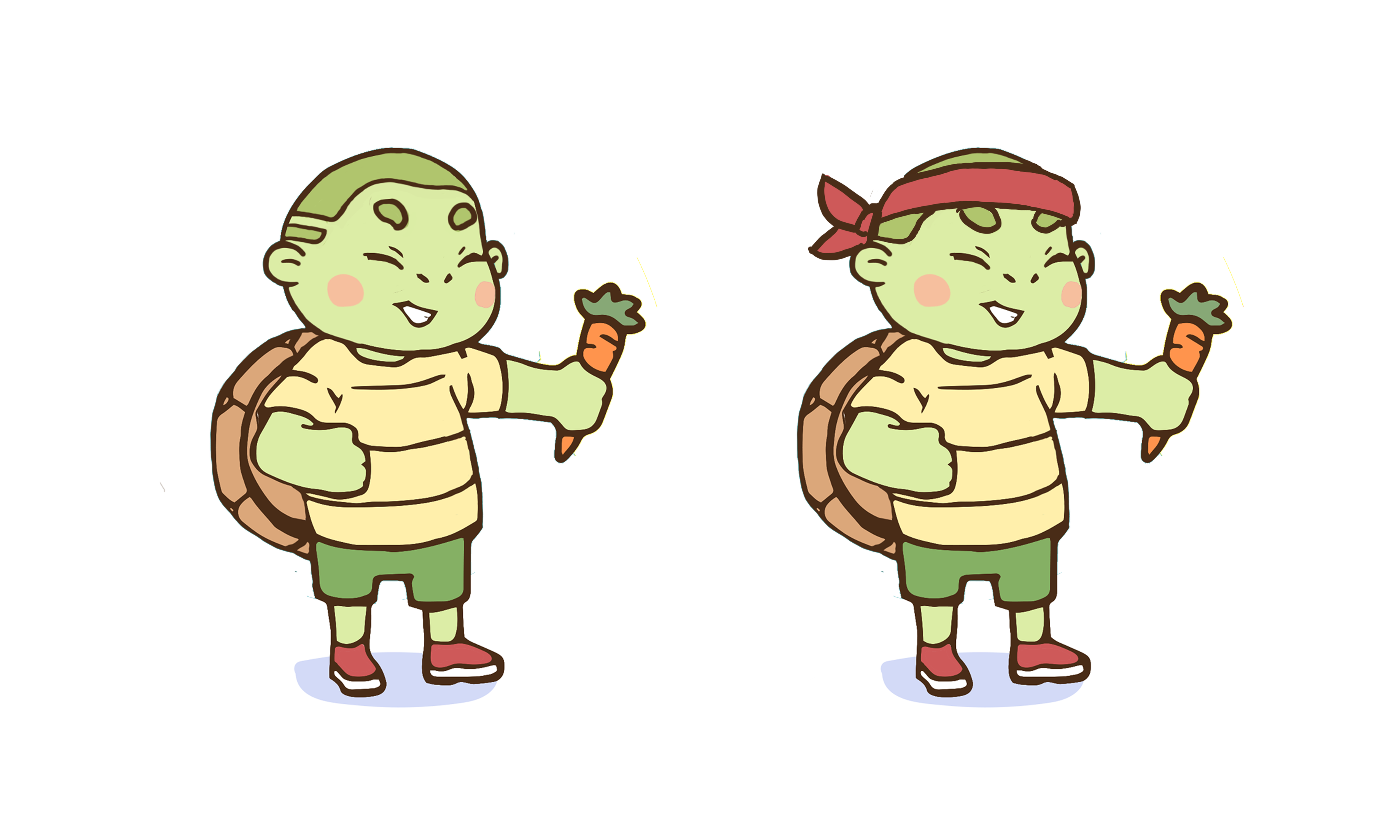 Character Design by StefanArtDesign for Tortoise and Hare | Design #31250165