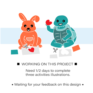 Character Design by TripleAesthetic for Tortoise and Hare | Design: #31148369