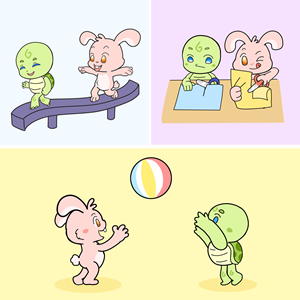Character Design by Pcat Vo for Tortoise and Hare | Design: #31167654