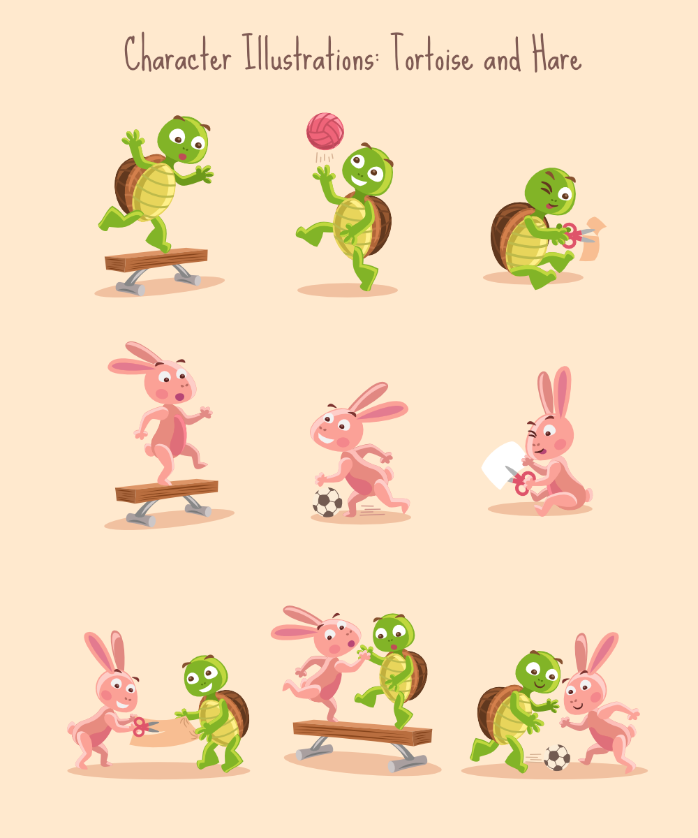 Character Design by juanramirez.on for Tortoise and Hare | Design #31125004