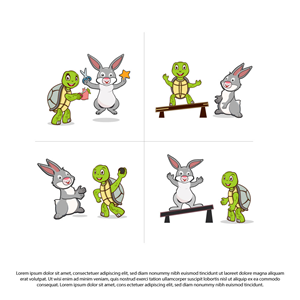 Design de Figurine par Tan-D pour Tortoise and Hare | Design : #31133309