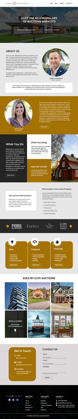 Diseño Web por Creations Box 2015 para ShuckTruck.com | Diseño: #31125045