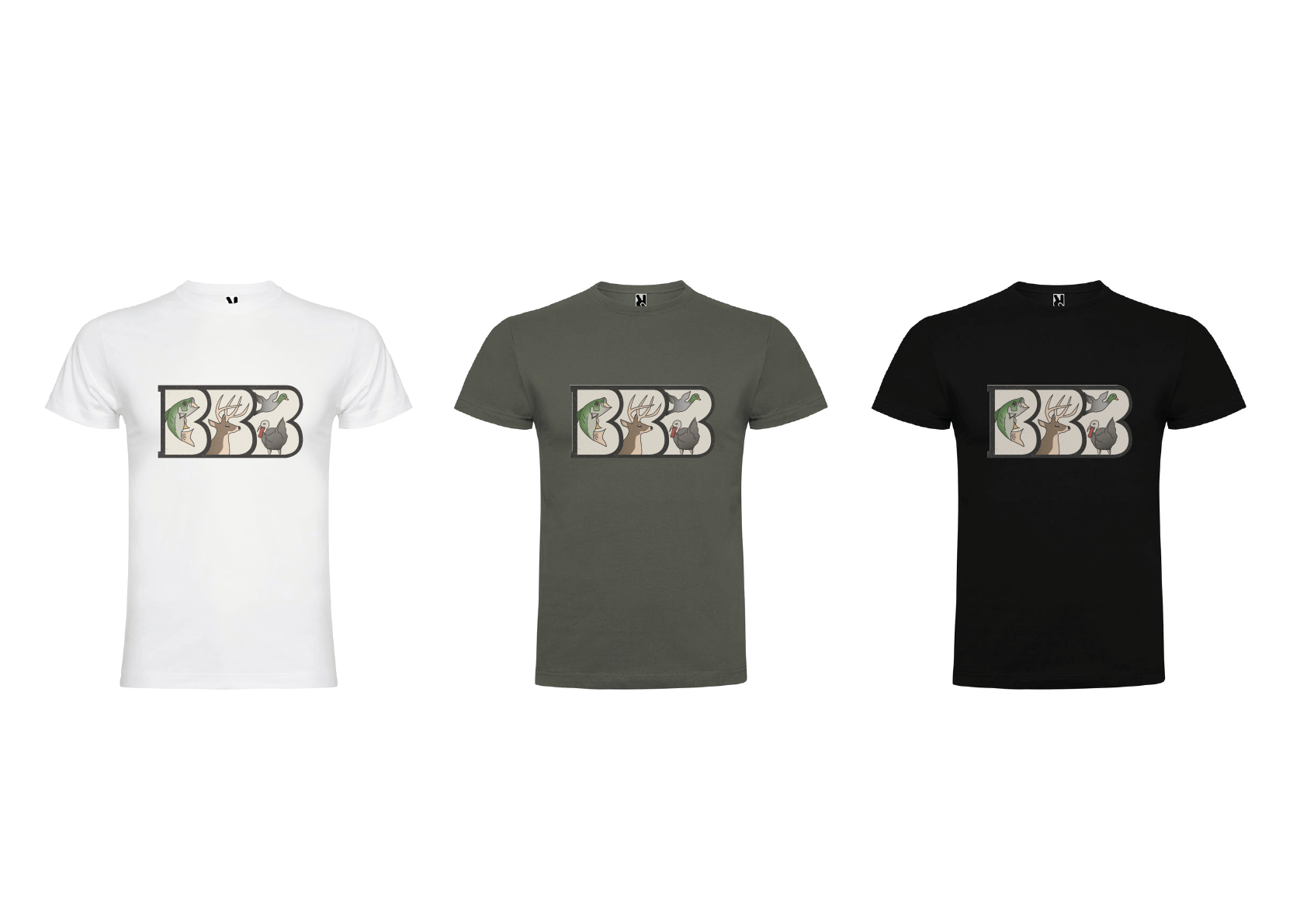 T-shirt Design by Javi Porto for Bass, Bucks, And Birds | Design #31111028
