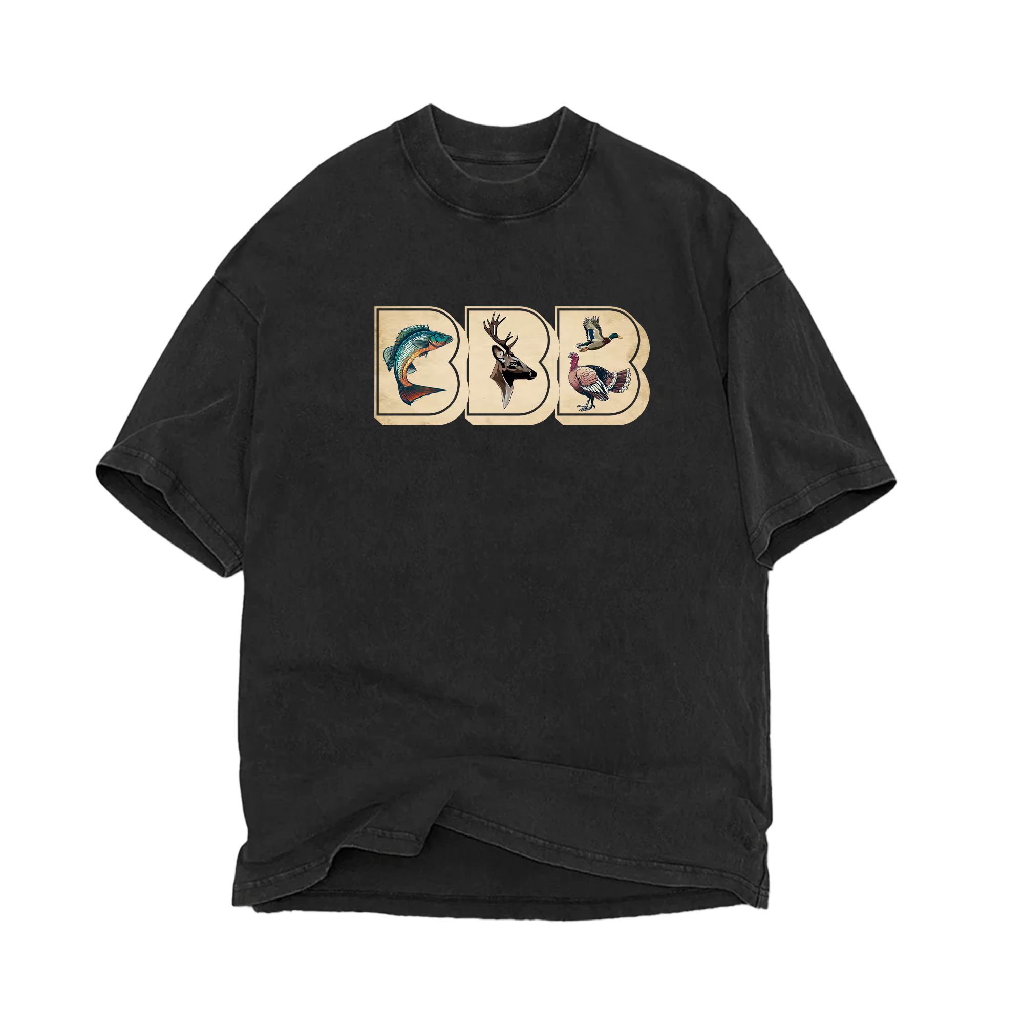 T-shirt Design by sandana for Bass, Bucks, And Birds | Design #31166378