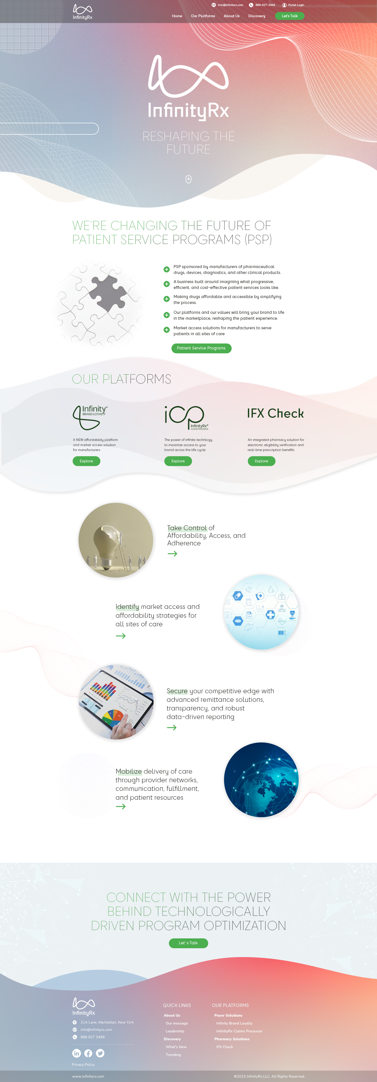 Diseño Web por C9 Designs para InfinityRx | Diseño #31103596