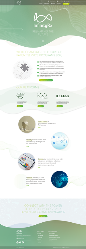 Web Design by C9 Designs for InfinityRx | Design: #31131017
