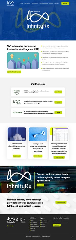 Web Design by pb for InfinityRx | Design: #31112124