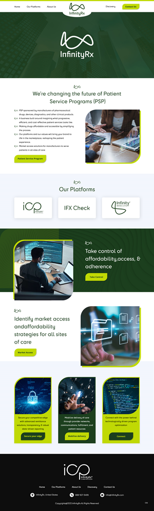 Web Design by pb for InfinityRx | Design: #31112125