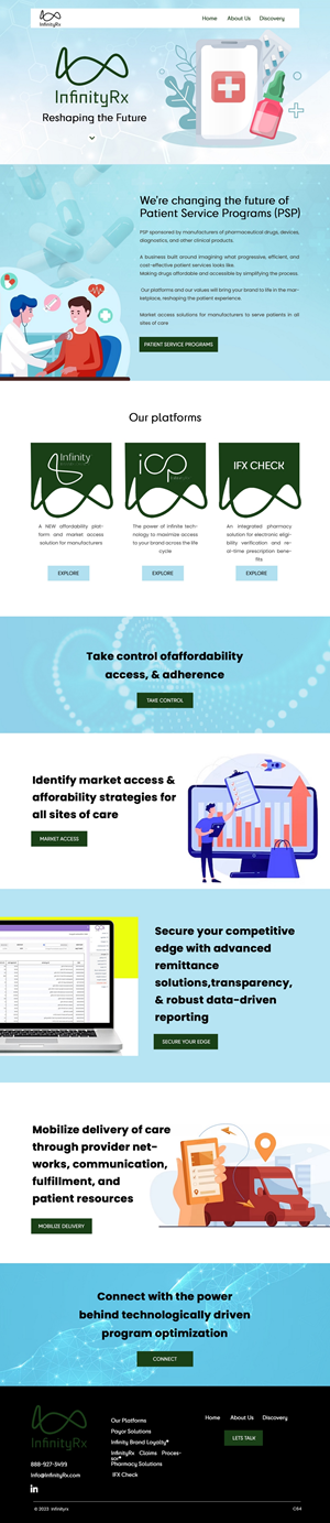 Web Design by pb for InfinityRx | Design: #31112131