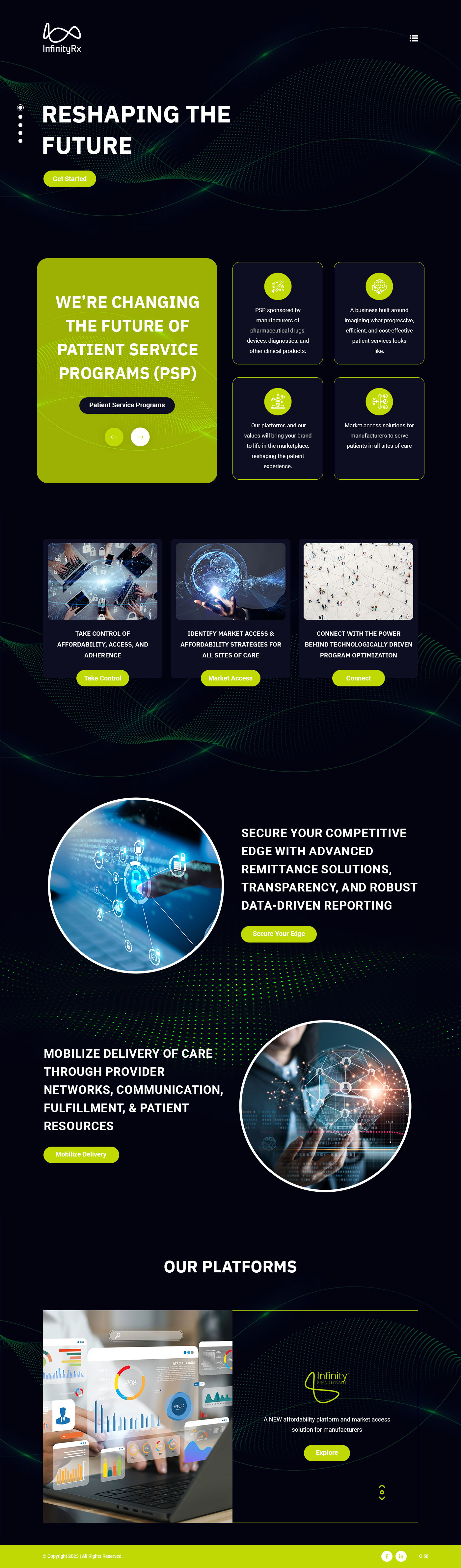 Web Design par pb pour InfinityRx | Design #31134371