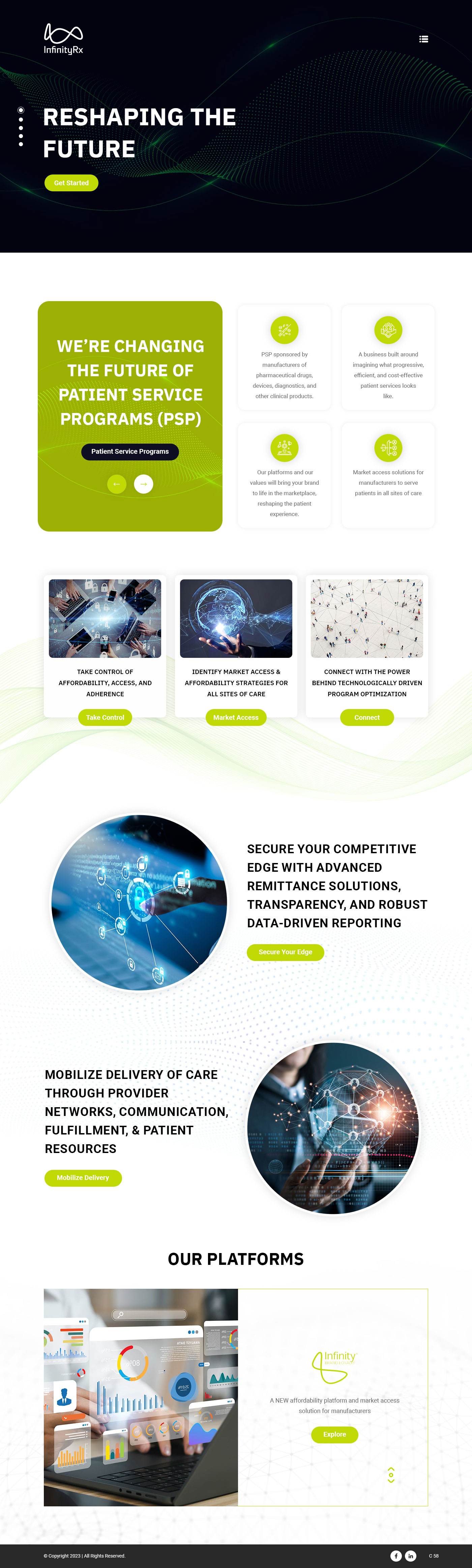 Web Design by pb for InfinityRx | Design #31134372