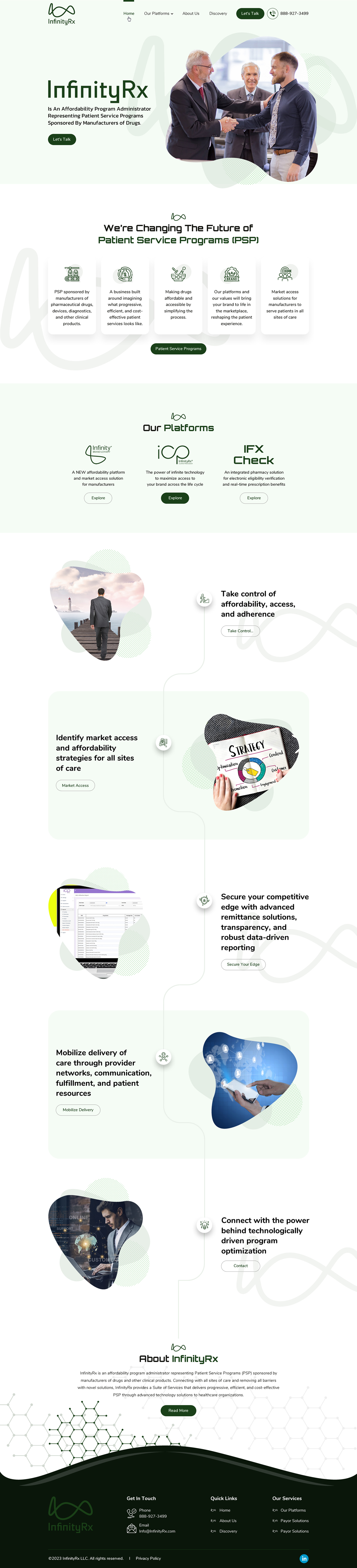 Web Design by Sbss for InfinityRx | Design #31104282