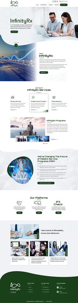 Web Design by Sbss for InfinityRx | Design: #31111154